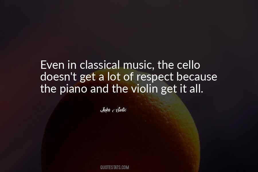 Quotes About The Cello #1506420