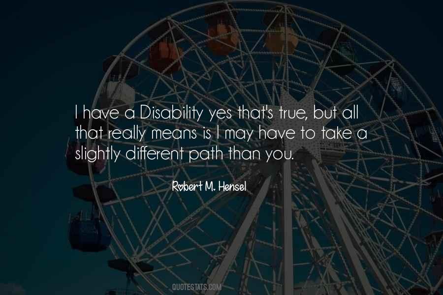 Quotes About Disability #918105