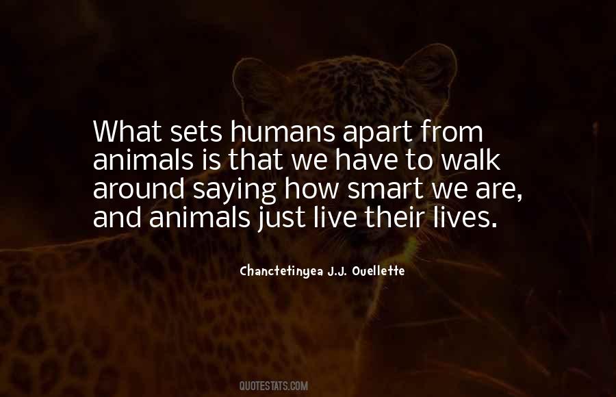 Quotes About Animals And Humans #574012