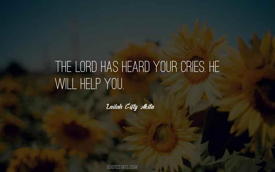 Quotes About Cries For Help #1544006