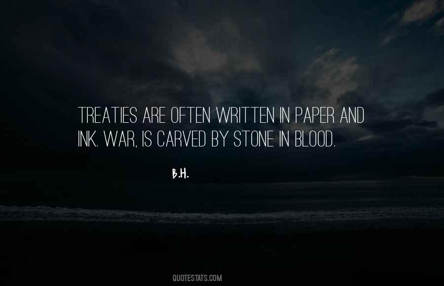 Written In Blood Quotes #1276897