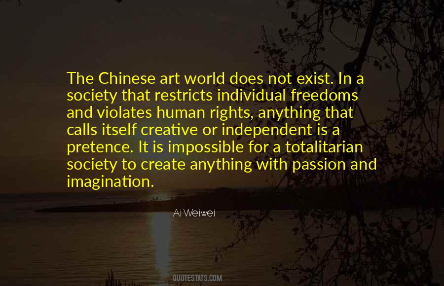 Totalitarian Society Quotes #1467087