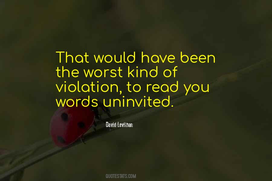 Quotes About Violation #1312869