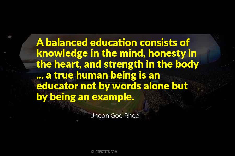 Quotes About Balanced Education #1658935