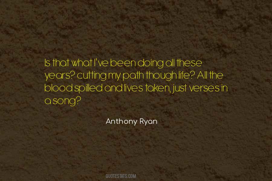 Blood Spilled Quotes #399656