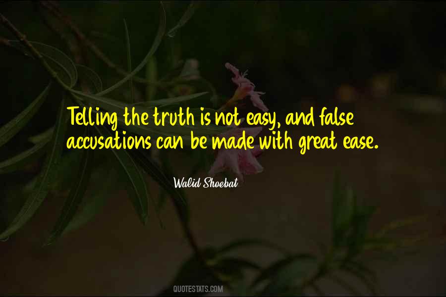 Quotes About False Accusations #1815248