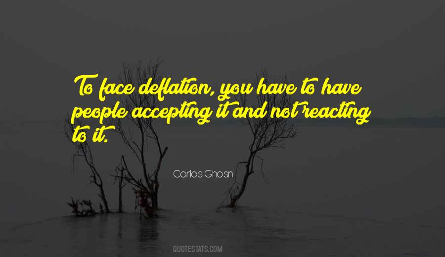 Quotes About Deflation #1287560