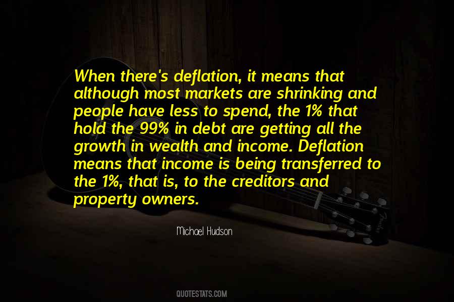 Quotes About Deflation #1878838