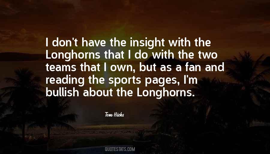 Quotes About Longhorns #1760339