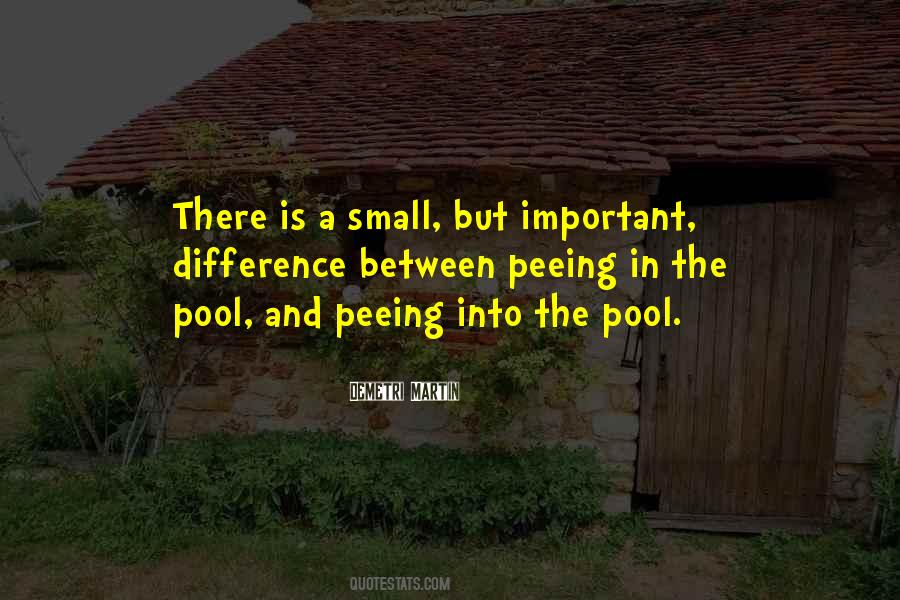 Quotes About Peeing In The Pool #180930