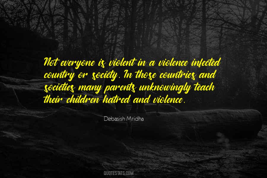 Violent Society Quotes #1540358