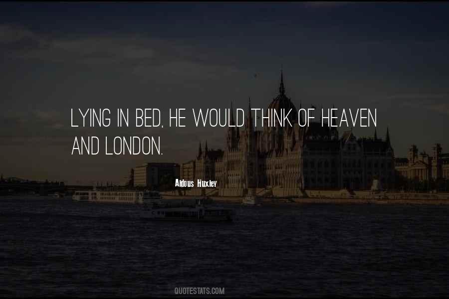 Quotes About Lying In Bed Thinking #1298196