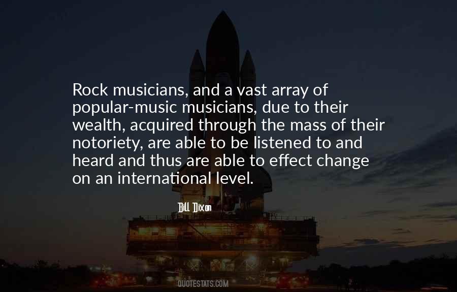 Quotes About Rock Musicians #293818