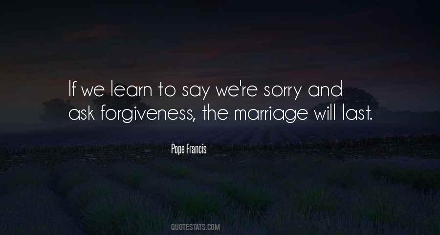Quotes About Say Sorry #263032