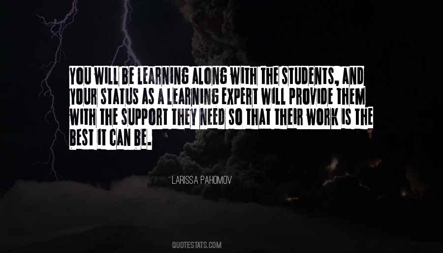 Quotes About Learning Along The Way #711658