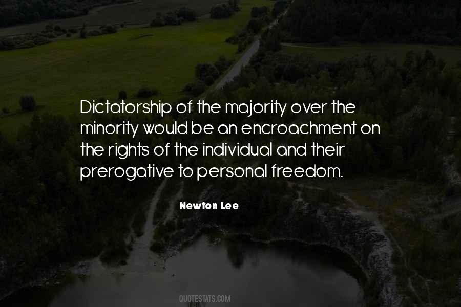 Quotes About The Rights Of The Minority #1059551