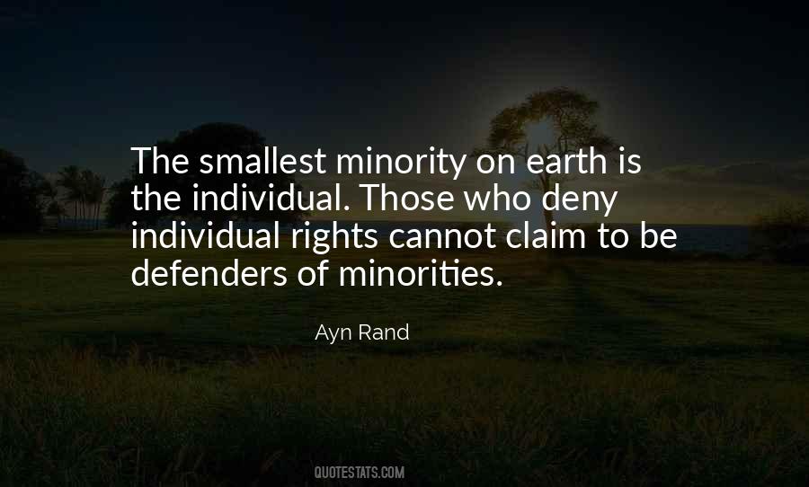 Quotes About The Rights Of The Minority #1481691