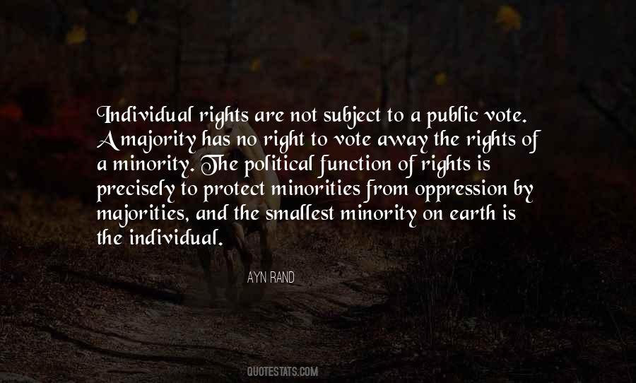 Quotes About The Rights Of The Minority #988531