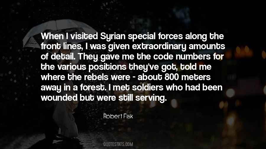 Quotes About The Special Forces #1825542