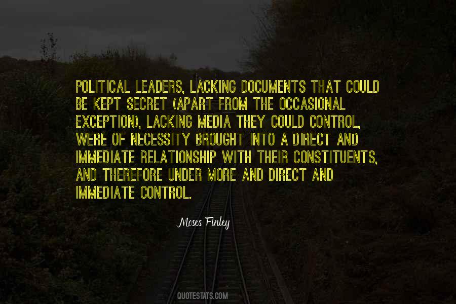Political Control Quotes #1556984