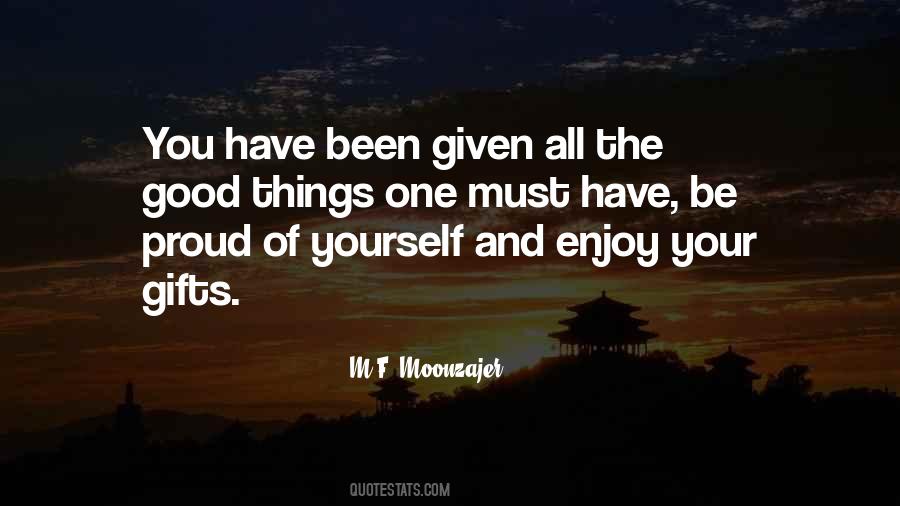 All The Good Things Quotes #1490494