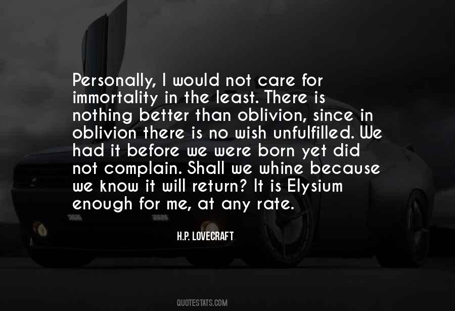 Quotes About Elysium #654220