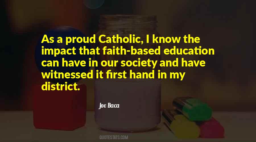 Quotes About A Catholic Education #275040