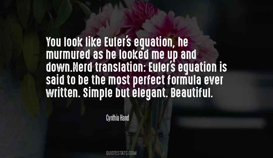 Quotes About Euler #1593846