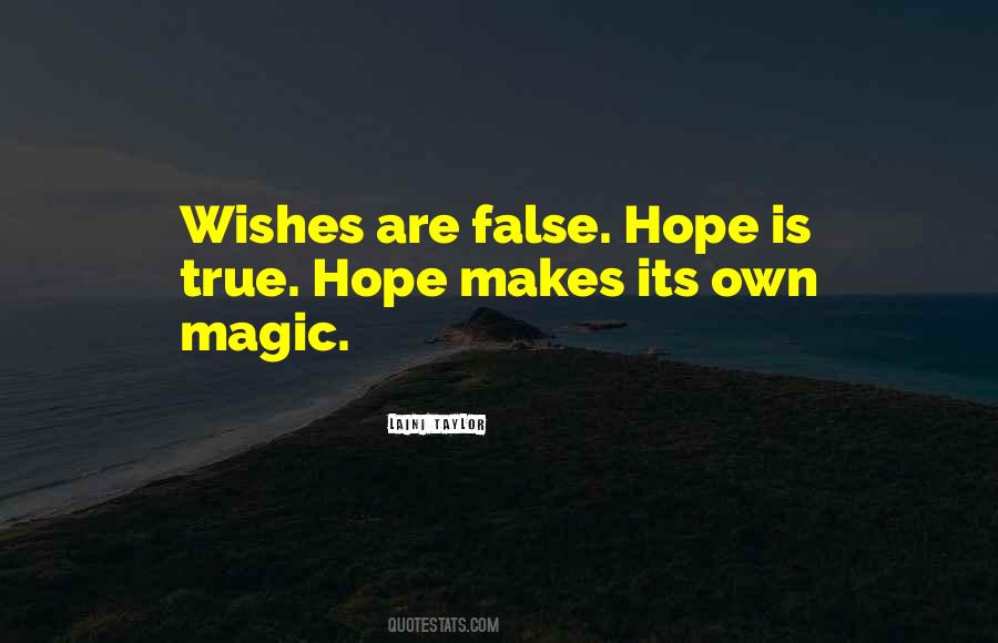 Quotes About False Hope #1301269