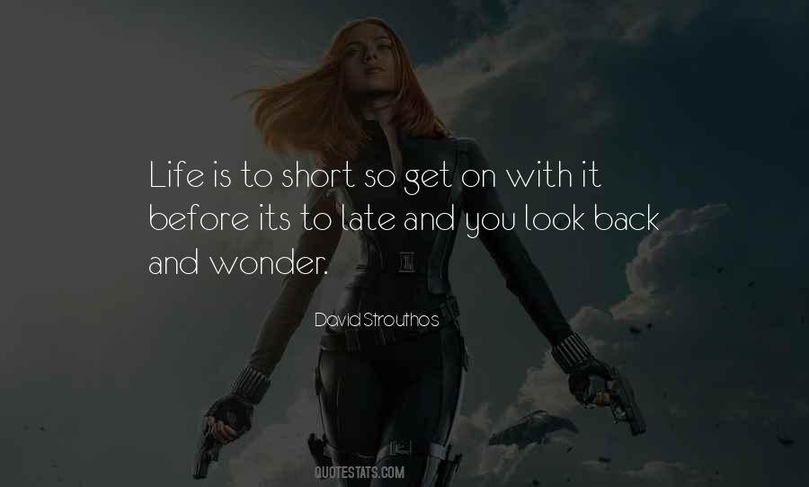 Quotes About Look Back #1672319