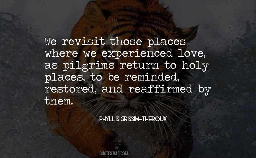 Quotes About Places We Love #621137