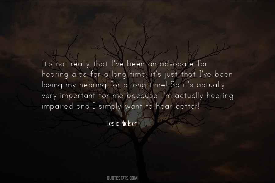 Quotes About Hearing Impaired #1578339