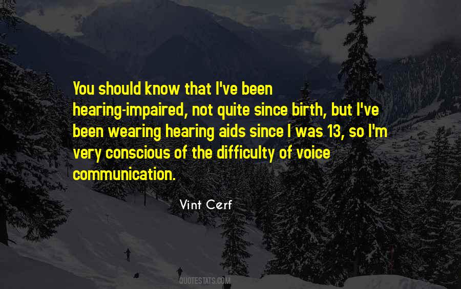 Quotes About Hearing Impaired #929348