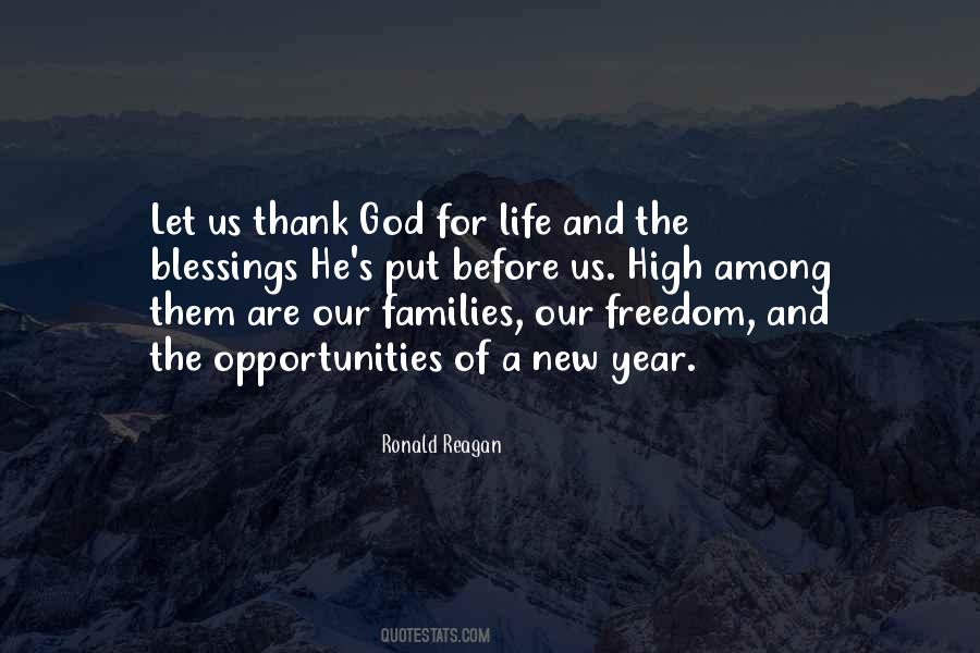 Quotes About Thank You For The Blessings #1144808