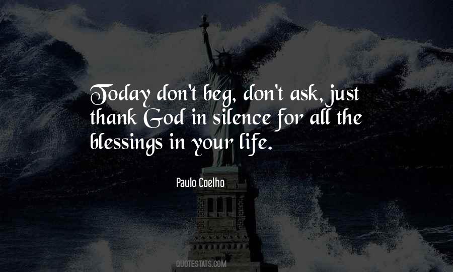 Quotes About Thank You For The Blessings #1272870