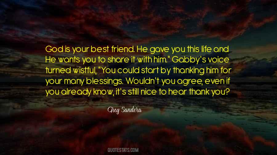 Quotes About Thank You For The Blessings #1511383