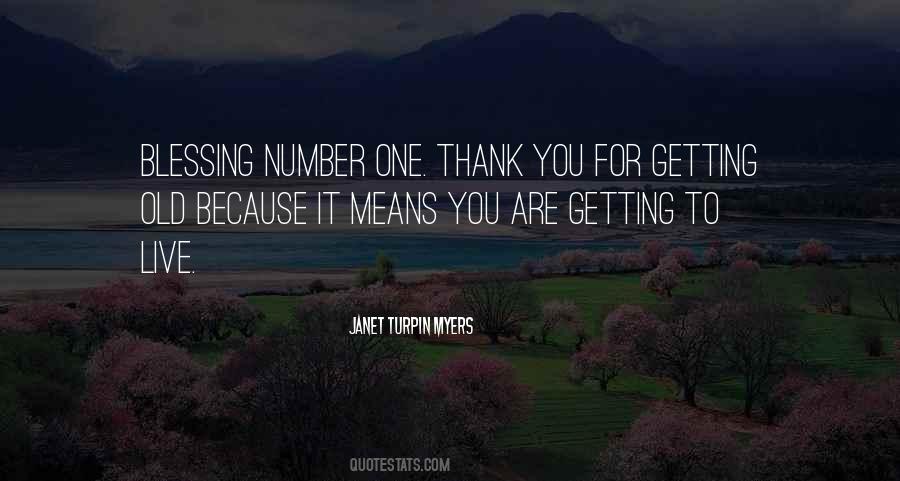 Quotes About Thank You For The Blessings #784506