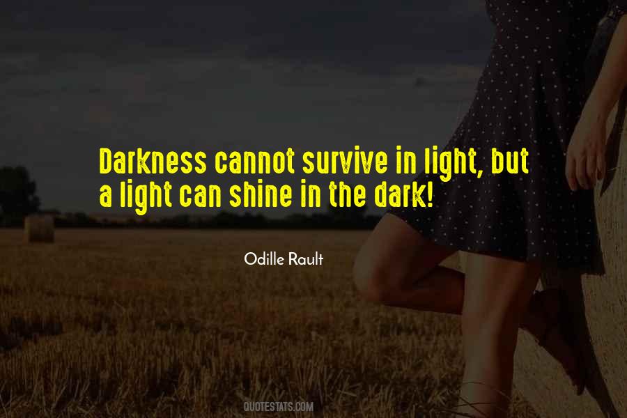 Quotes About Shine In The Dark #1427190