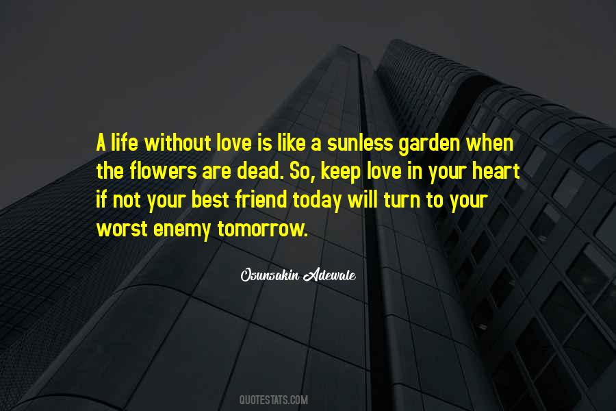 Quotes About Life Without Love #161822