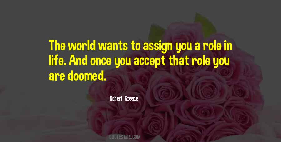 Life Roles Quotes #1044730