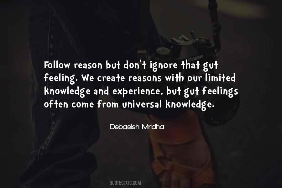 Quotes About Your Gut Feeling #443393