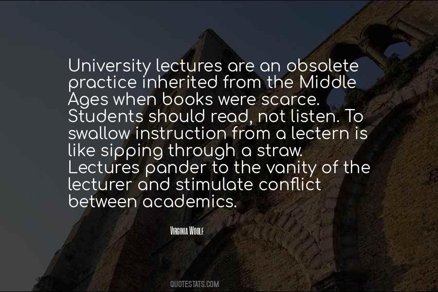 Quotes About University Lectures #1242403