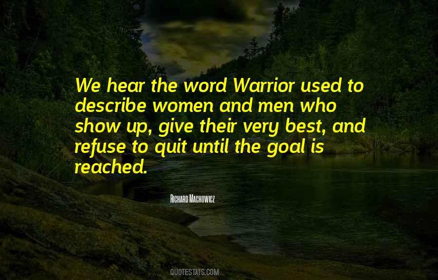 Warrior Men Quotes #264501