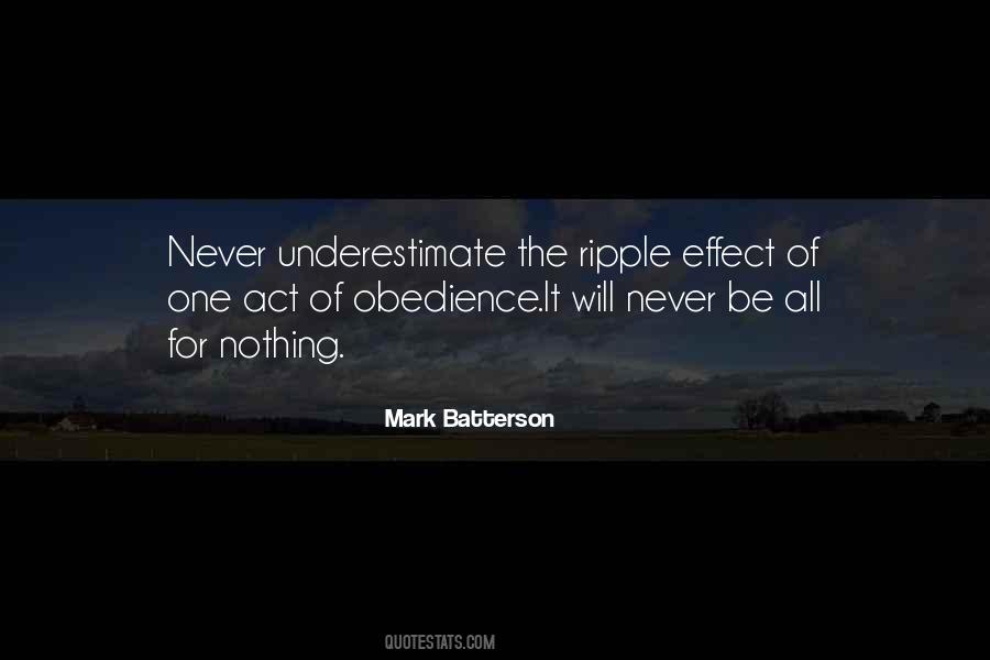 Quotes About Ripple Effect #892993