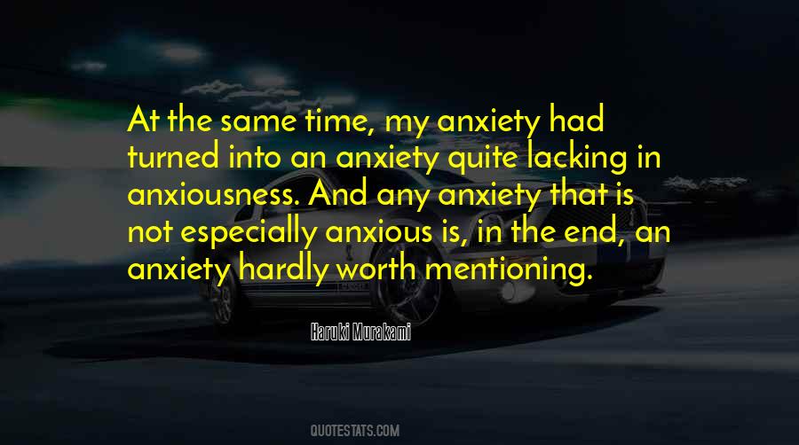 Quotes About Anxiousness #121176