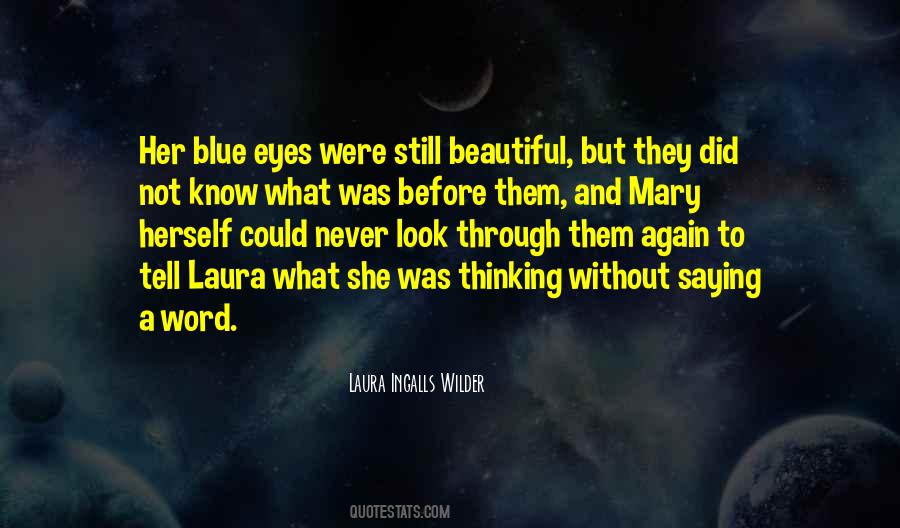 Quotes About Her Blue Eyes #537213