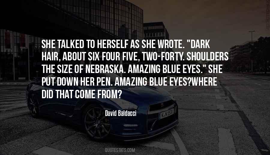 Quotes About Her Blue Eyes #926588