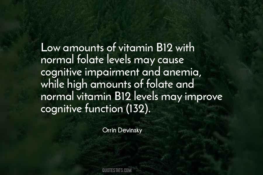 Quotes About Vitamin B12 #1533868