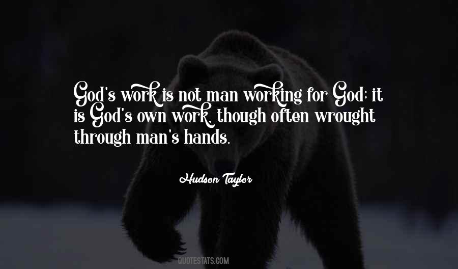 Quotes About Working With Your Hands #168929