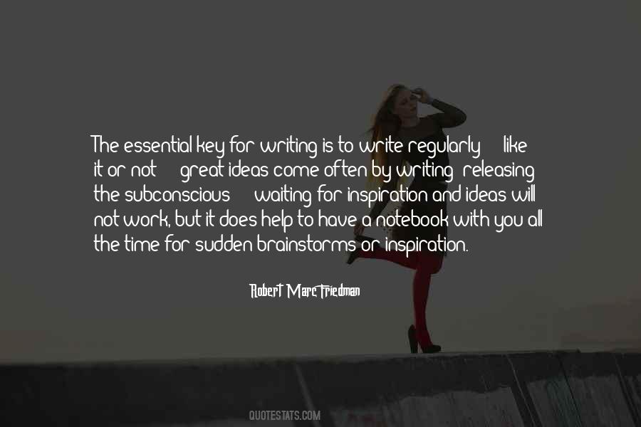 Writing Is Work Quotes #193627